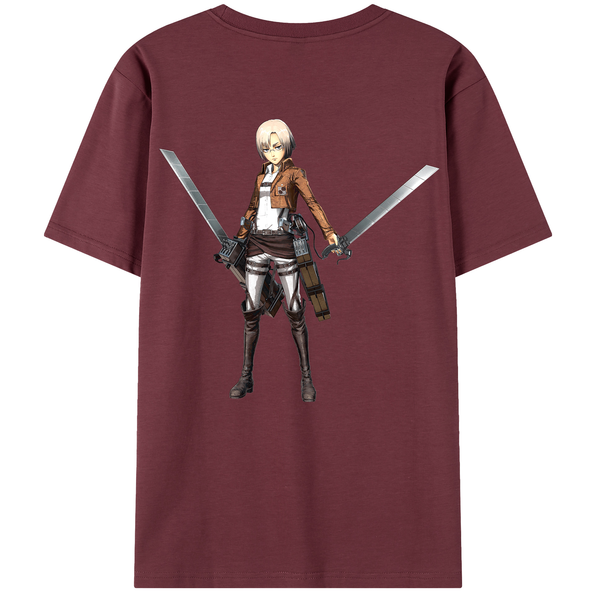 （画像用）  綿100％半袖Tシャツ（背面プリント）